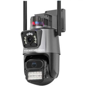 دوربین مدار بسته مینی اسپید دام ۸ مگاپیکسل دو لنز چرخشی