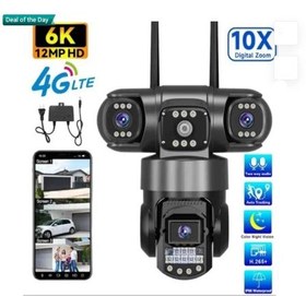 دوربین سیمکارتی سه لنز S388-V: کیفیت 12 مگاپیکسل با سنسور SONY همراه رم 128 گیگ توشیبا همراه برق اظطراری